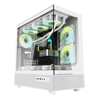 PC-Gehäuse Darkflash DPX90 White Tower ATX ARGB Glasfenster