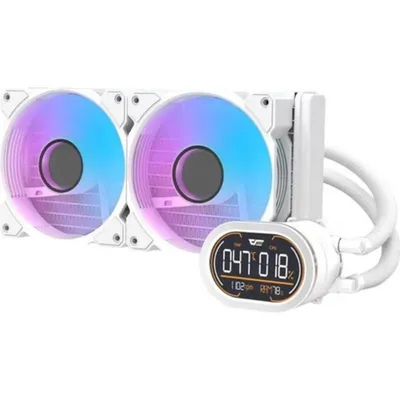 Flüssigkeitskühlung Darkflash DH240D WHITE v2 240mm 2 Lüfter ARGB