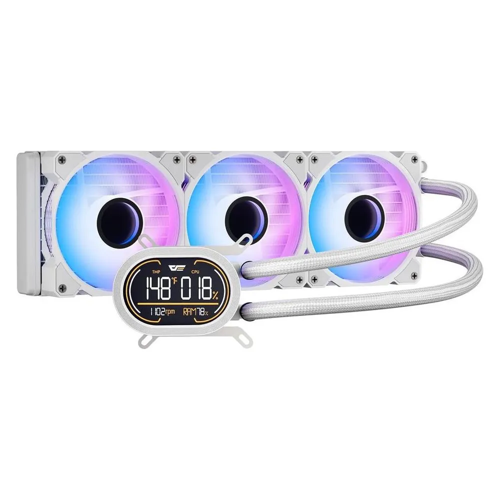 Flüssigkeitskühlung darkFlash DH360D 360mm 3 Lüfter RGB Display