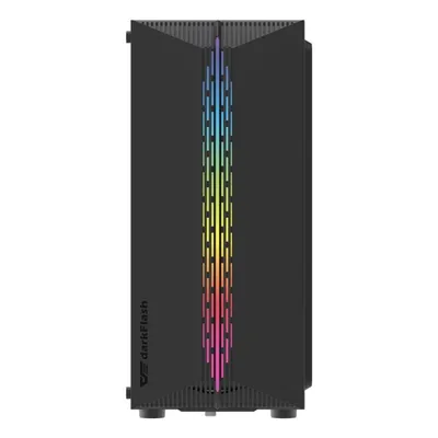 PC-Gehäuse darkFlash DK151 Midi Tower ATX Gehäuse Glas RGB