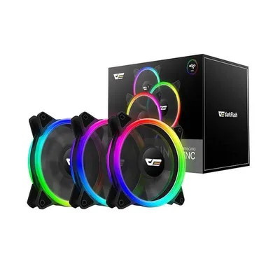 Kühlung Luft darkFlash 120x120 mm DR12 Pro ARGB 3 Lüfter