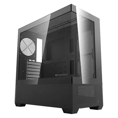 PC-Gehäuse Darkflash DS900 AIR Mittelturm Gehärtetes Glas Schwarz