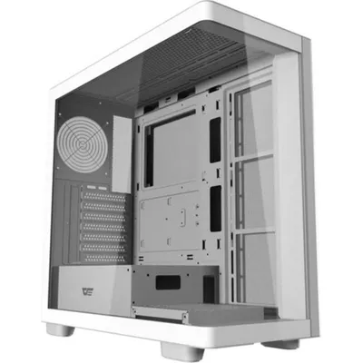 PC-Gehäuse Darkflash DS900G WHT Mittelturm Gehärtetes Glas