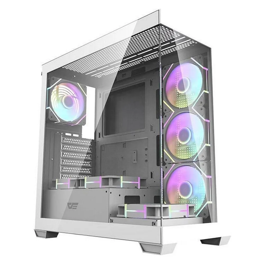 Gehäuse Darkflash DS900 Weiß mit 7 ARGB Lüftern