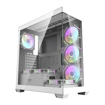 Gehäuse Darkflash DS900 Weiß mit 7 ARGB Lüftern