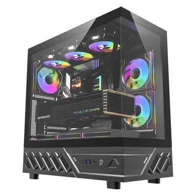 PC-Gehäuse Darkflash DS950 Midi Tower ATX Seitenfenster Schwarz