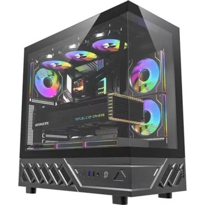 PC-Gehäuse Darkflash DS950 Midi Tower ATX Seitenfenster Schwarz