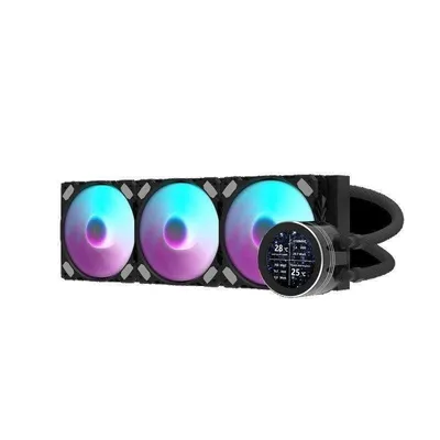 Refrigeración Líquida darkFlash Dn360s Black 360mm 3 Lüfter ARGB IPS Display