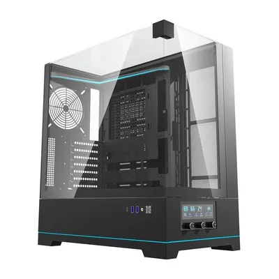 Gehäuse Darkflash DY450 Mid Tower ATX Ohne Lüfter Schwarz