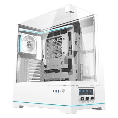 Gehäuse Darkflash DY450 PRO Weiß ATX Big Tower mit 1 ARGB-Lüfter