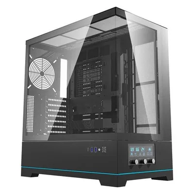 Gehäuse Darkflash DY451 Big Tower ATX Gehärtetes Glas Schwarz