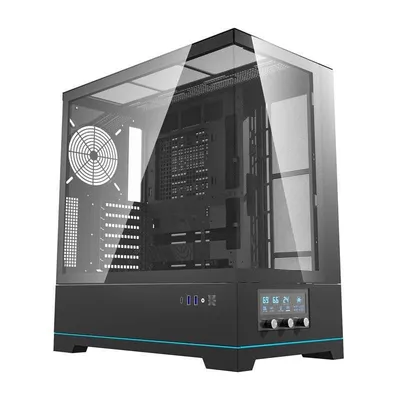 Gehäuse Darkflash DY451 Big Tower ATX Gehärtetes Glas Schwarz