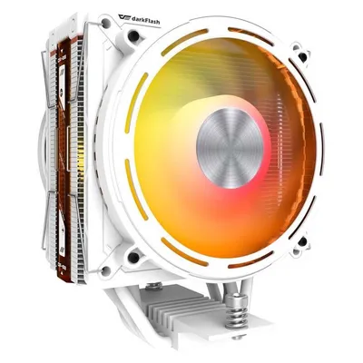 Kühlung Luft Darkflash Tech Sockel AM4 AM5 LGA 120mm E400 PLUS Weiß LED