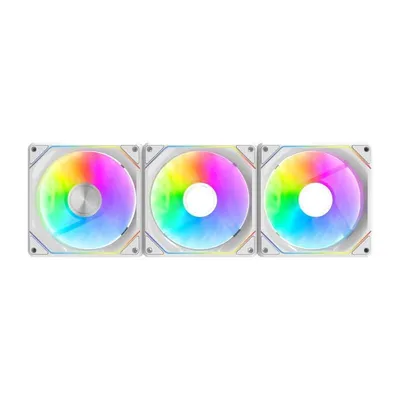 Kühlung Luft darkFlash 120mm Gauss G24 3IN1 ARGB Weiß Magnetisch