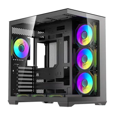 Gehäuse darkFlash C280 mit gehärtetem Glas für Aquarium