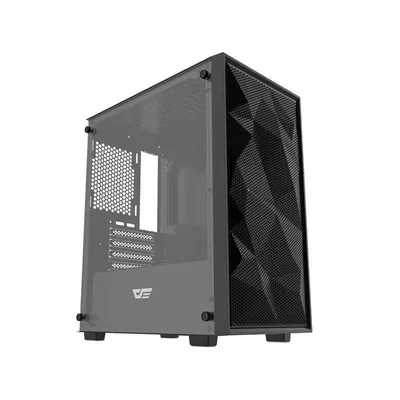 PC-Gehäuse Darkflash M305 Mesh Mini Tower Ohne Lüfter Schwarz