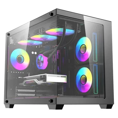 PC-Gehäuse Darkflash B275 PRO Schwarz RGB 6 Lüfter ATX