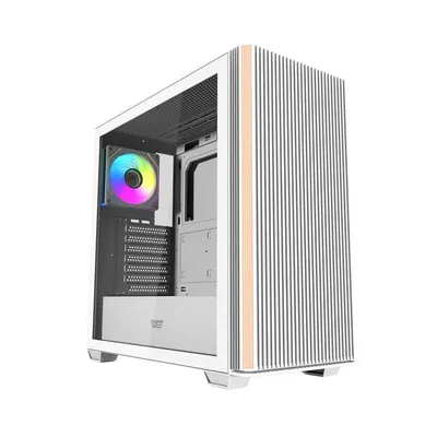PC-Gehäuse Darkflash DS900WS Weiß mit 4 ARGB-Lüftern