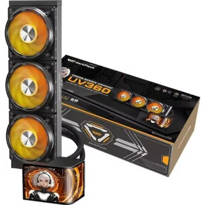 Flüssigkeitskühlung Darkflash UV360 360mm 3 Lüfter ARGB OLED