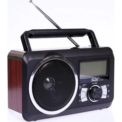 Radio tragbar Dartel RD-20 FM blaues Display MP3-Wiedergabe