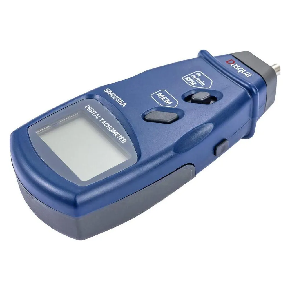 Dasqua Digitaler Drehzahlmesser 0.5–19999 U/min