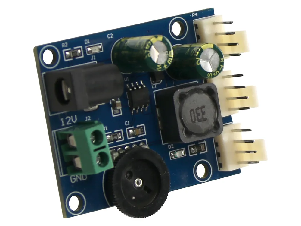 DAYPOWER Lüftersteuerungsmodul PCBUCK-FANX3, 12 V, 3-Wege