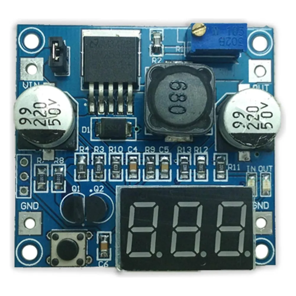 DAYPOWER Step-Down-Modul mit Spannungsanzeige POWER-2596-2