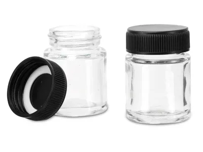 DAYTOOLS Glasbehälter für Airbrushfarben AFB-5, 2 Stück