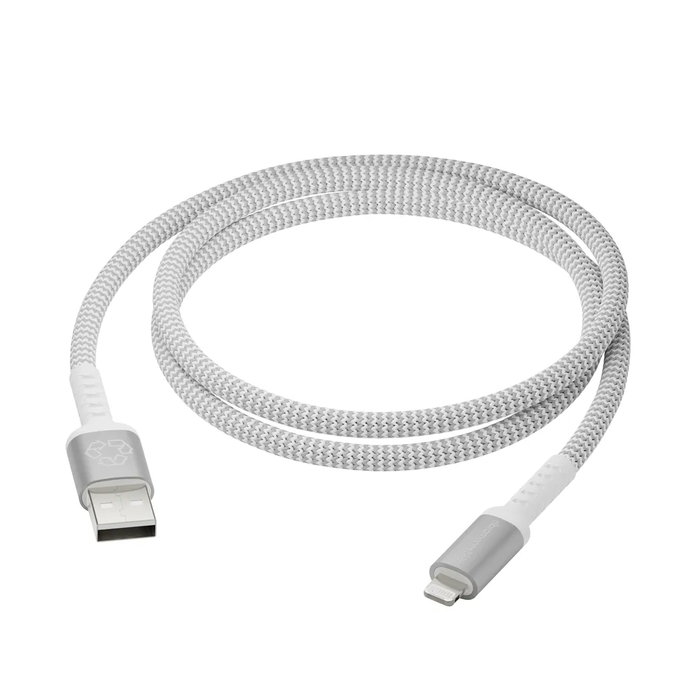 DBRAMANTE1928 Lightning auf USB A Kabel 1,2 m Datenübertragung Weiß