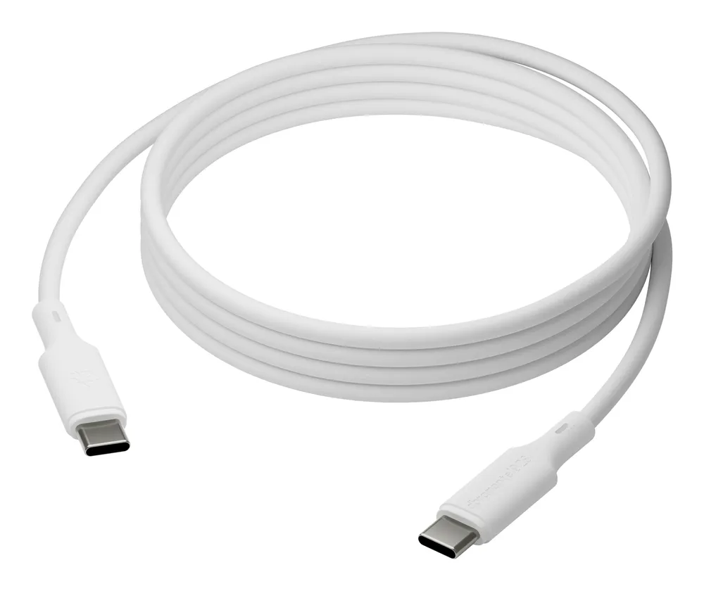 USB-C-Kabel DBRAMANTE1928 100W PD Weiß 2m