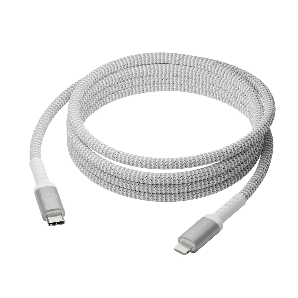 Kabel Lightning auf USB-C DBRAMANTE1928 2,5 m Weiß