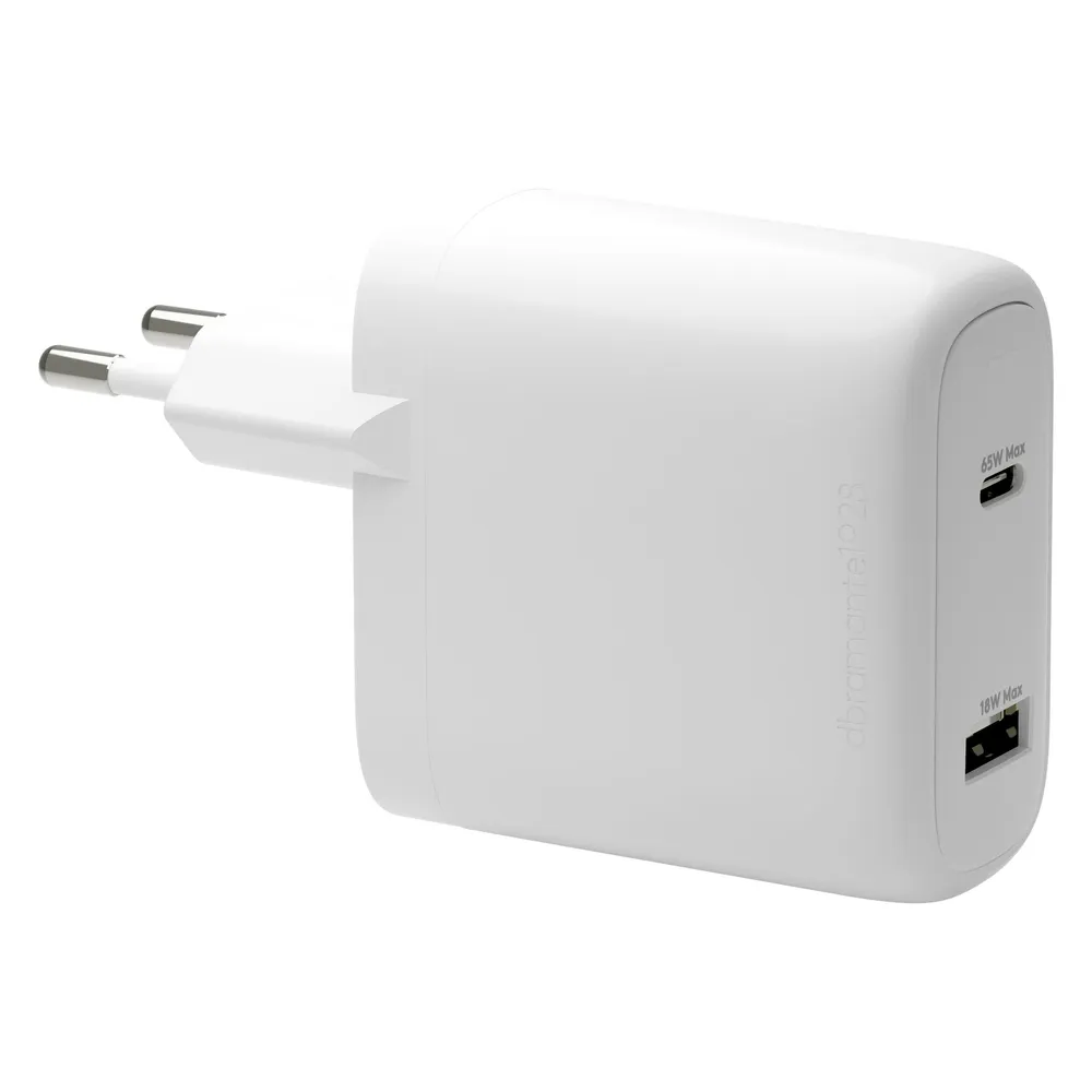 dbramante1928 WALL CHARGER - USB-C 65W+18W EU