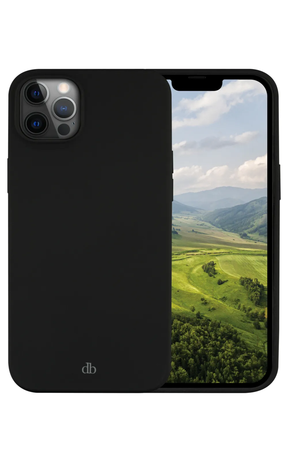 Funda para móvil dbramante1928 Costa Rica Cover recycelter Kunststoff schwarz für iPhone 12/12 Pro