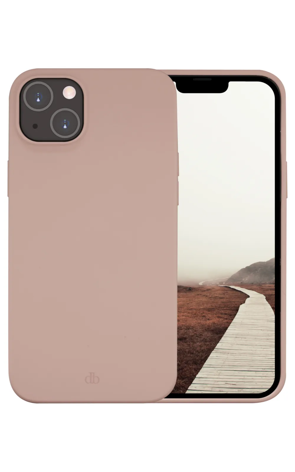 Funda para móvil dbramante1928 Costa Rica Cover Silikon Rosa und Sand für iPhone 14 Plus