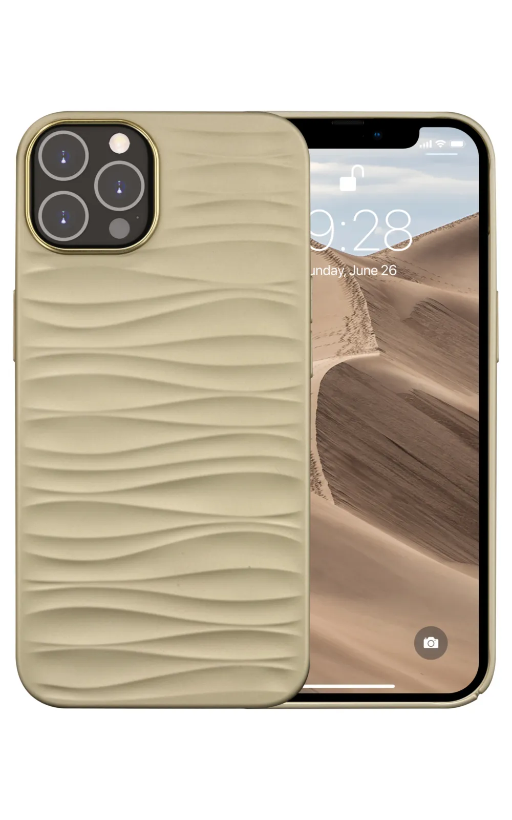 Handyhülle dbramante1928 Dune Cover recycelter Kunststoff Sand für iPhone 14 Pro Max