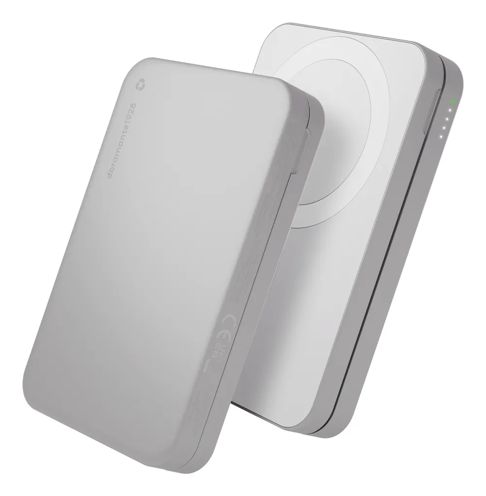 Externe Batterie Dbramante1928 CP08ACWH7275 8000 mAh Kabelloser Lader 15 W Aluminium