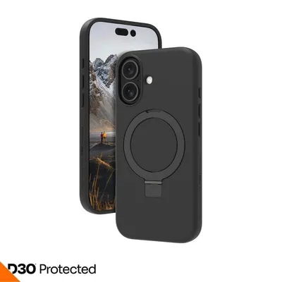 Funda para móvil DBRAMANTE1928 Iceland Ultra D3O MS Kick Cover Kunststoff Schwarz für iPhone 17