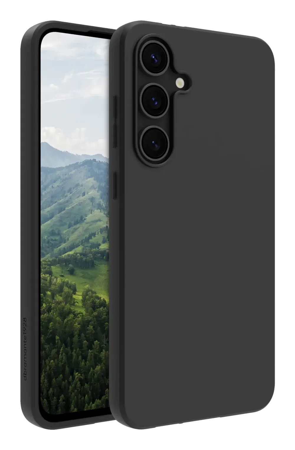 Funda para móvil dbramante1928 GLSFNIBL6500 Schwarze Kunststoffhülle für Galaxy S24 FE