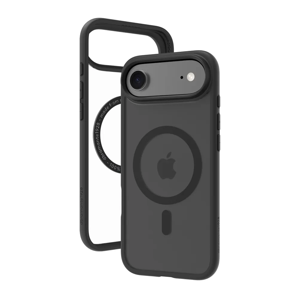 Funda para móvil Dbramante1928 Grenen MS Cover recycelter Kunststoff schwarz für iPhone 17 Air