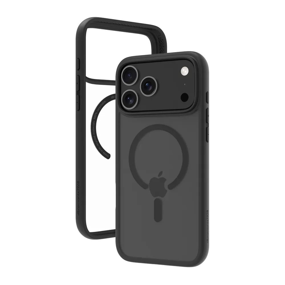 Handyhülle Dbramante1928 Grenen MS Cover Kunststoff Schwarz robust für iPhone 17 Pro Max