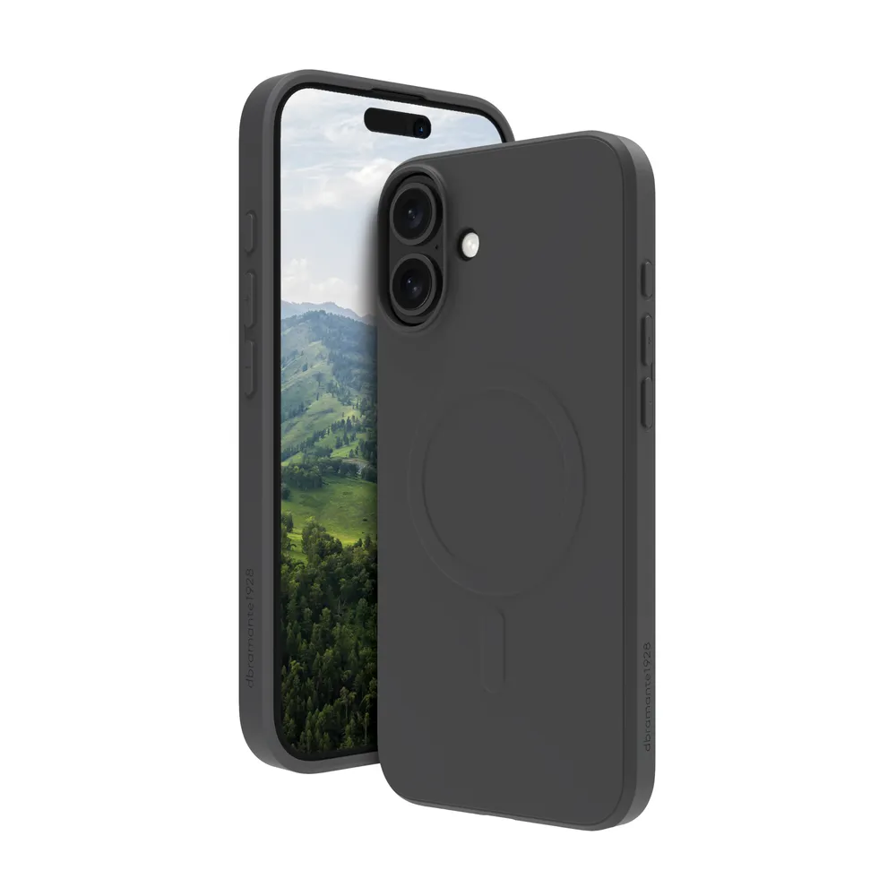 Funda para móvil dbramante1928 Greenland Pro MS Cover Kunststoff Schwarz für iPhone 16 Plus