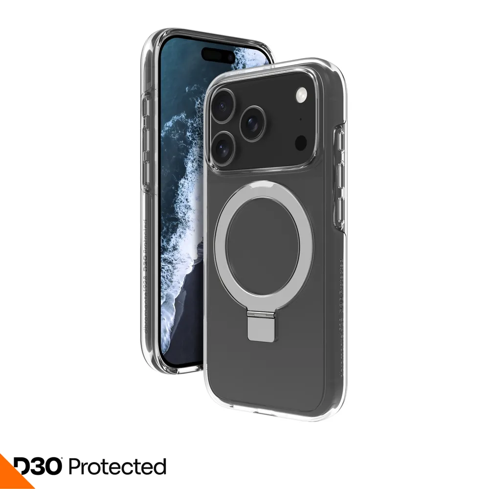 Funda para móvil dbramante1928 Iceland Ultra D3O MS Kick Transparente Kunststoff für iPhone 17 Pro
