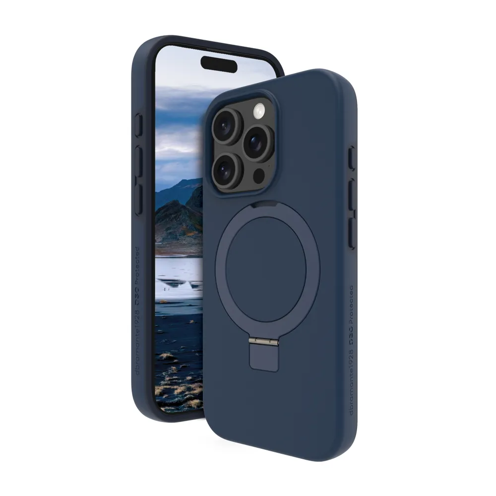 Funda para móvil dbramante1928 Iceland Ultra D3O MS Kick Kunststoff Blau für iPhone 16 ProMax