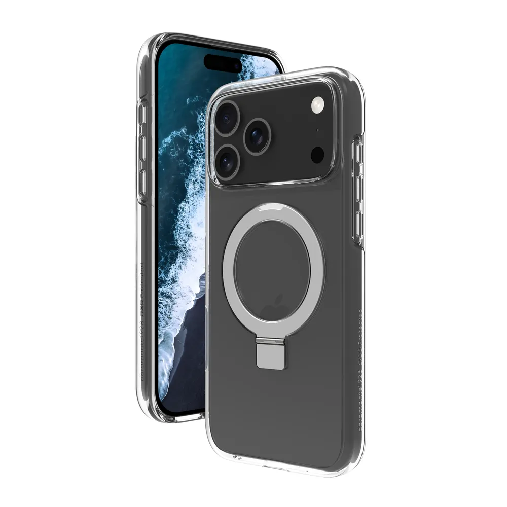 Funda para móvil Dbramante1928 Iceland Ultra D3O MS Kick Cover transparent für iPhone 17 Pro Max