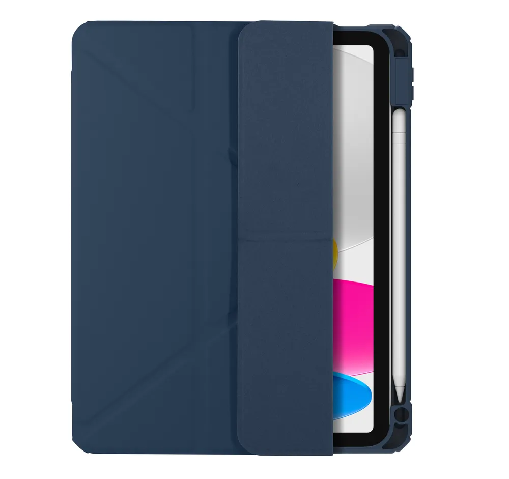Folio-Hülle dbramante1928 London für iPad 10.9" (10 Gen) Blau