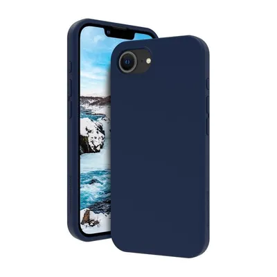 Funda para móvil dbramante1928 Monaco Cover Silikon Blau für iPhone 17e/16e