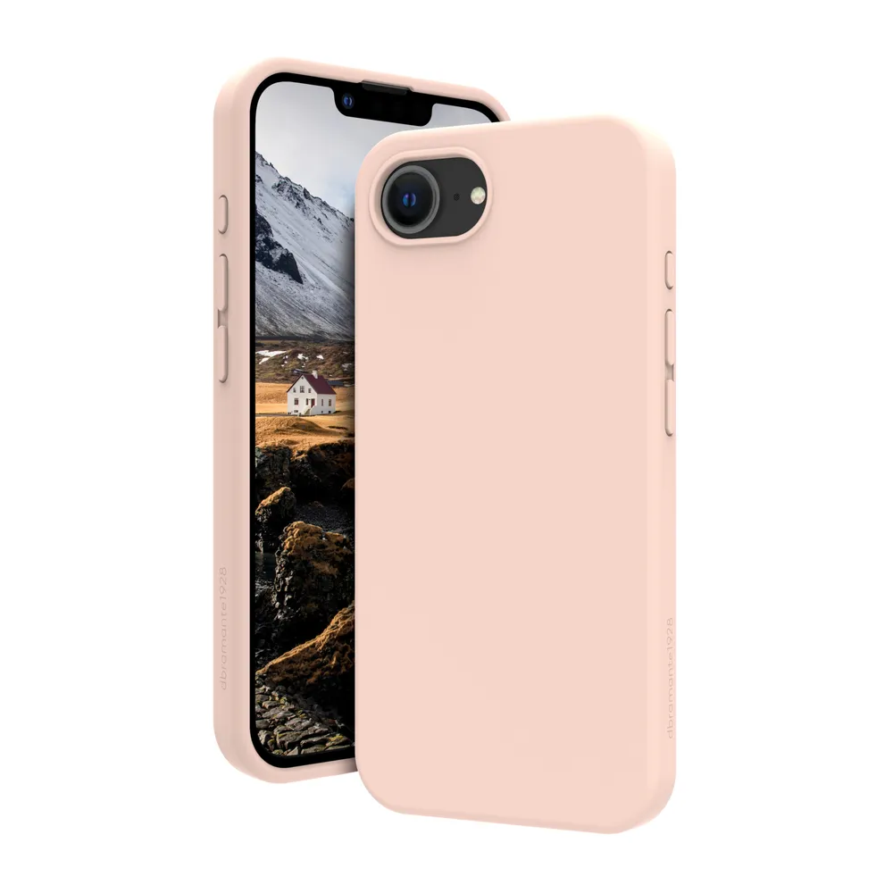 Funda para móvil dbramante1928 Monaco Cover Silikon Rosa für iPhone 17e/16e