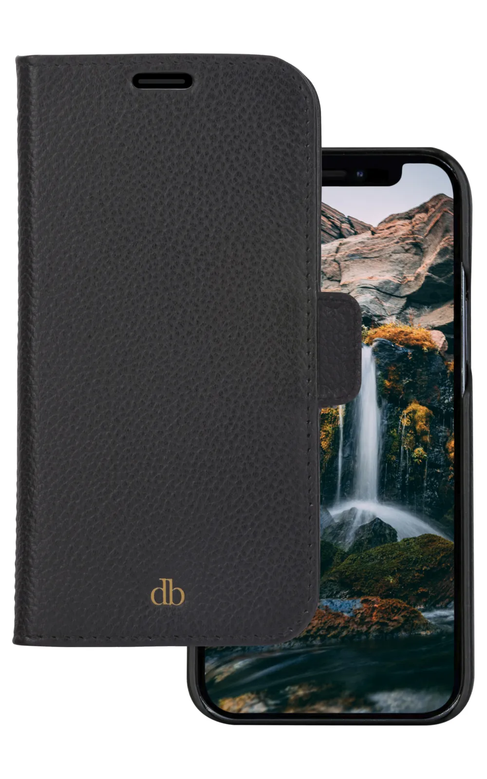 Handyhülle dbramante1928 New York schwarze Brieftasche mit Magnetverschluss für iPhone 13 Pro Max