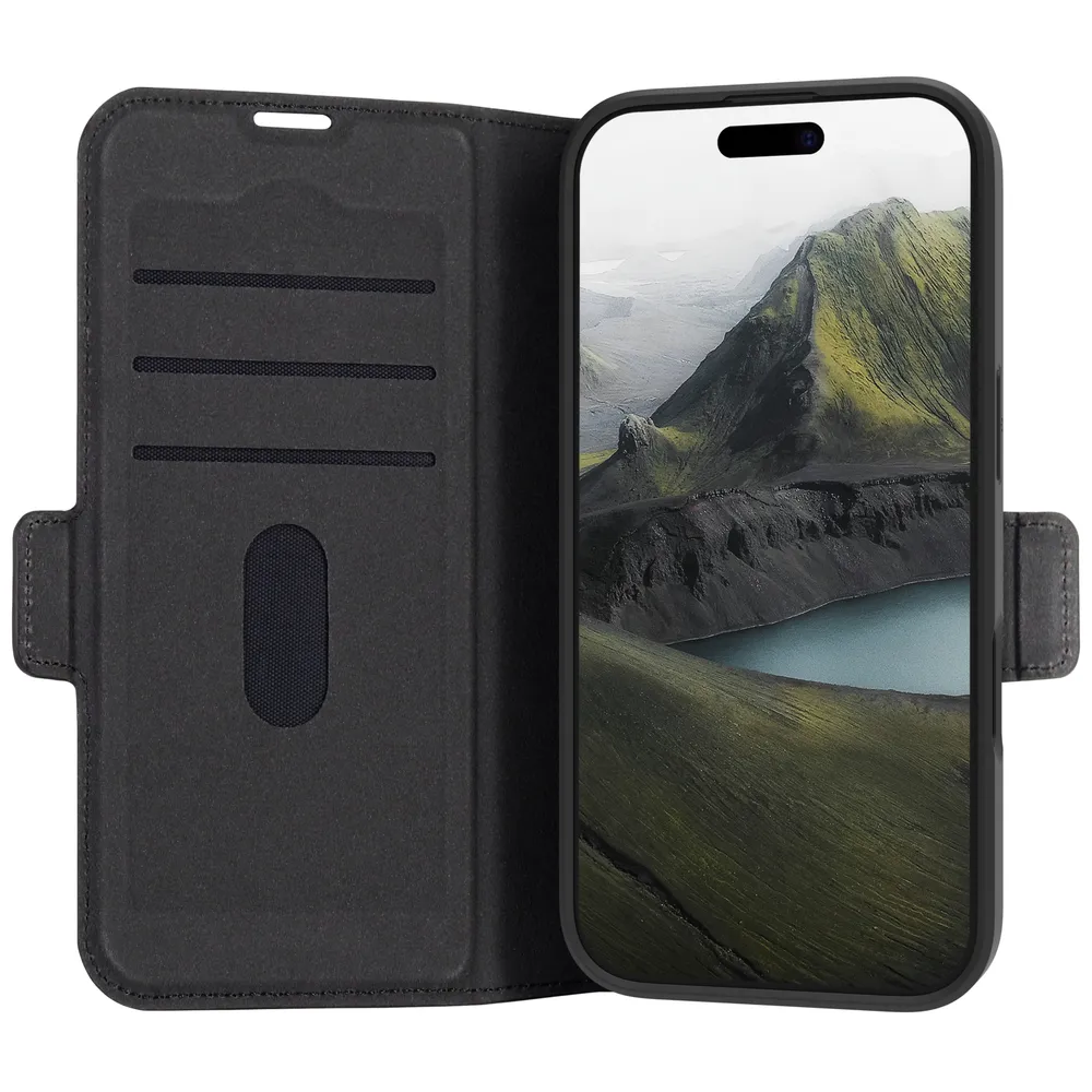 Funda para móvil dbramante1928 Oslo Pro Folio Kunststoff Schwarz Magnetverschluss für iPhone 16 Pro