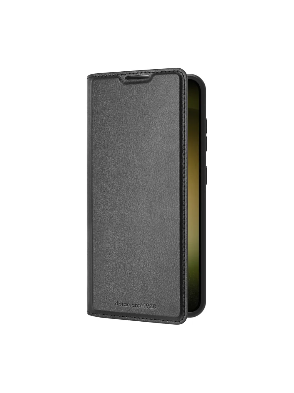 Funda para móvil dbramante1928 Oslo Brieftasche veganes Leder schwarz für Galaxy S24